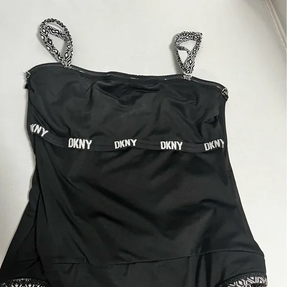 DKNY Monochrome Patterned Swimwear - Picture 7 of 9